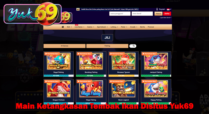 Main Ketangkasan Tembak Ikan Disitus Yuk69